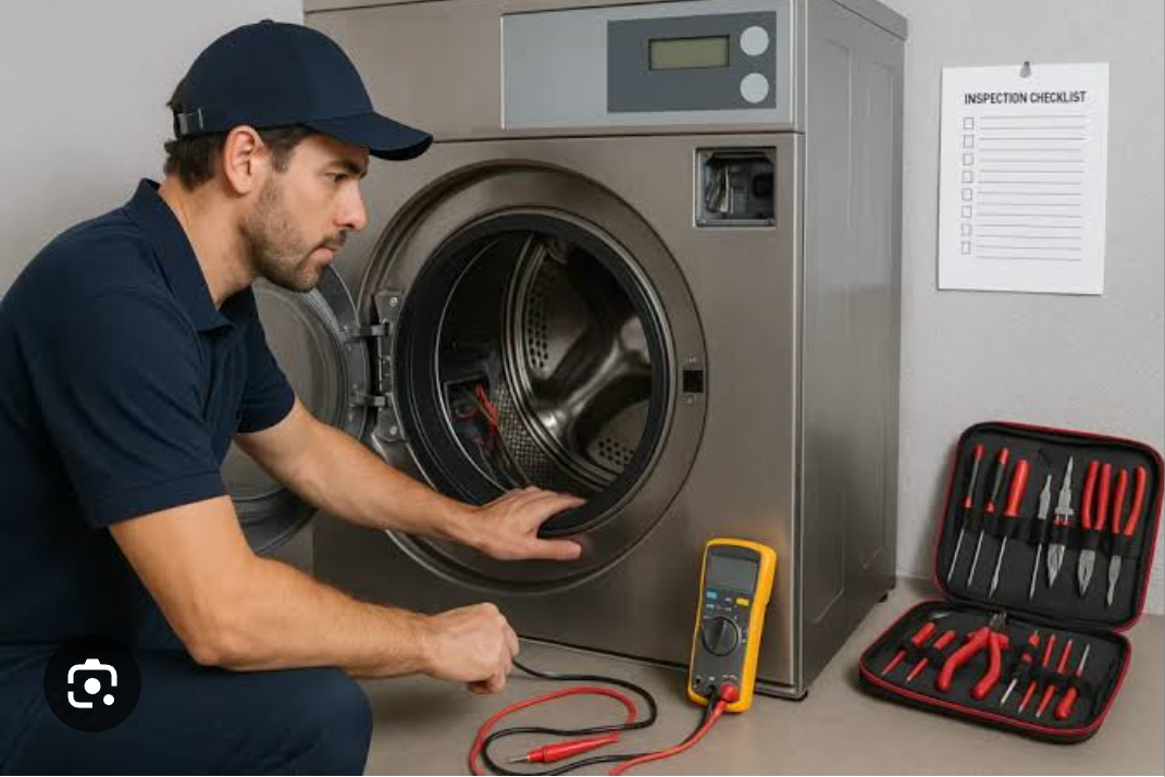 MANUTENÇÃO DE MÁQUINA DE LAVAR ROUPA 