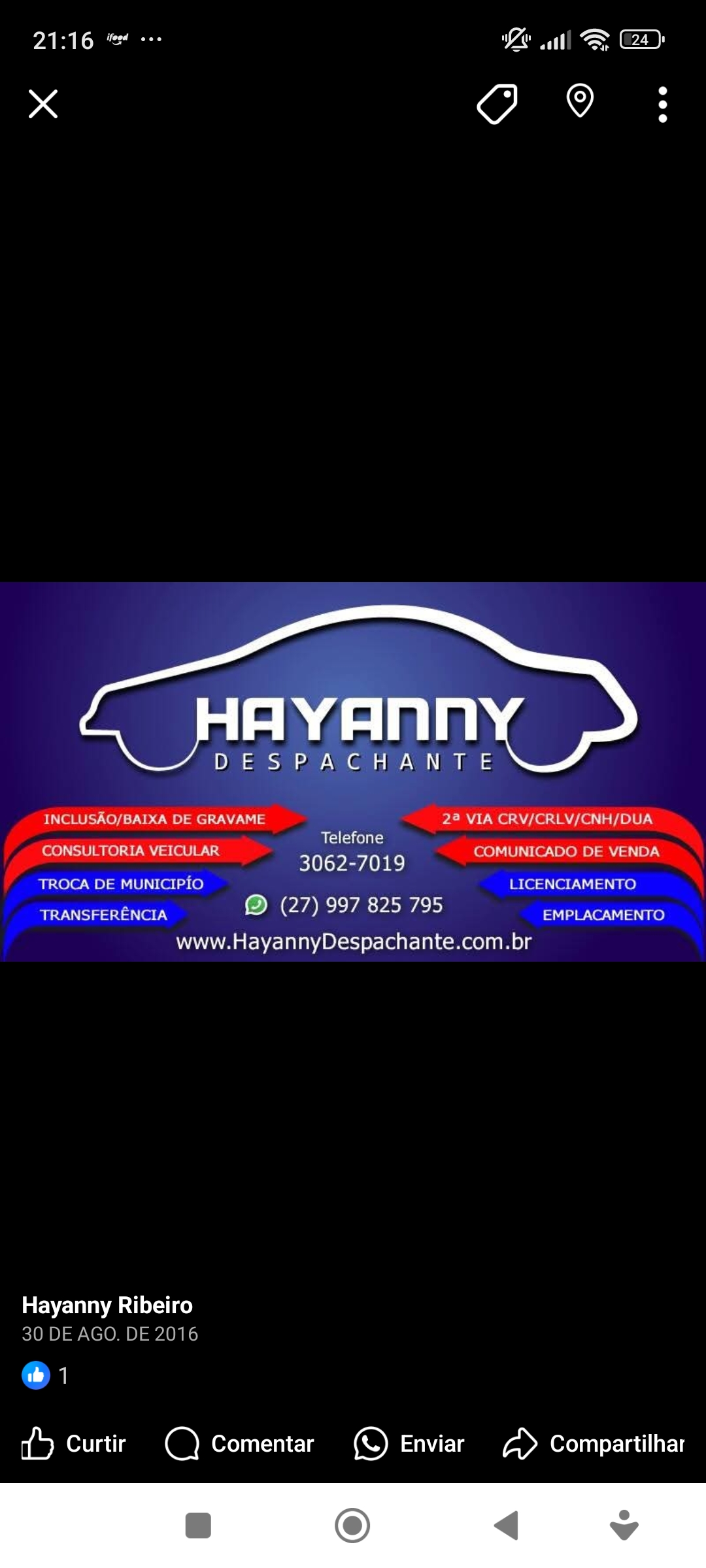 HAYANNY DESPACHANTE